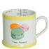 What better way is there to treat yourself than enjoying a lovely hot cup of tea and your favourite cake? Not much comes close, so the clever design people at Bluw have combined the two to create this ingenious mug. The ceramic Recipe Mug features a cute design of a Macaroon and on the back of the mug you'll find the ingredients and quantities needed to create the delicious cake.  Inside the mug there are measuring scales for the vital cooking measurements such as flour, sugar and millimeters, and the full recipe can be found inside the box. Treating yourself to tea and cakes just got a whole lot easier with the Recipe Mug. - A.D.     Features:    Ceramic Recipe Mug  Macaroon recipe  Side of the mug mug features ingredients and quantities  Vital measurements inside the mug  Full recipe inside the box