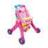 Take care of your baby doll with the Little Love 3-in-1 Pushchair. This interactive pushchair easily transforms from a pushchair to high chair to cot. Listen to fun rhyming stories  explore food facts and hear baby care reminders. Perfectly fits the VTech Little Love Baby Talk (sold separately) Includes over 90 fun sounds  phrases and songs.