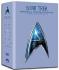 Titles Comprise:Star Trek - The Motion Picture: Admiral James T. Kirk (William Shatner)is called upon to collect his old crewmates in order to save humanity from a giant, hostile alien vessel steadily approaching Earth and destroying everything in its path.The Wrath Of Khan: It is the 23rd century. The Federation Starship U.S.S. Enterprise is on routine training manoeuvres, and Admiral James T. Kirk seems resigned to the fact that this inspection may well be the last space mission of his career. But Khan is back... The Search For Spock: Spock is dead and McCoy is inexplicably being driven insane: McCoy is harbouring Spock's living essence. With one friend alive and one not, but both in pain, Kirk attempts to help his friends by stealing the USS Enterprise and defying Starfleet's Genesis planet quarantine.The Voyage Home: It's the 23rd century and a mysterious alien power is threatening Earth by evaporating the oceans and destroying the atmosphere. In a frantic attempt to save mankind, Kirk and his crew must time travel back to 1986 San Francisco...The Final Frontier: It's Stardate 8454.130 and a vacationing Captain Kirk faces two challenges: Climbing Yosemite's El Capitan and teaching campfire songs to Spock. But vacations are cut short when a renegade Vulcan hijacks the Enterprise, and pilots it on a journey to uncover the universe's innermost secrets.The Undiscovered Country: After years at war, the Federation and the Klingon empire prepare for a peace summit. When a Klingon ship is attacked and the Enterprise is held accountable, the dogs of war are unleashed again, as both worlds brace for what may be their final, deadly encounter...