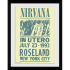A collectable  pre-framed 40&times;30cm high quality collectors print featuring classic imagery from Nirvana. Framed in our custom 25mm wooden frames  our photographic prints make perfect gifts and are great collectors items.
