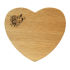 Made from solid, oiled oak, the Love Heart Shaped Chopping Board combines style with functionality. Featuring a tapered edge which makes it easy to handle, the chopping board is adorned with a laser-etched, tattoo-style love heart engraving. - L.M.  Features:    Love Heart Shaped Chopping Board  Made from solid, oiled oak  Tapered edge makes it easy to handle  Tattoo-style love heart engraving  Stylish yet functional design  Width: 29cm