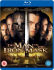 A sensational cast led by Leonardo DiCaprio  Oscar-Winner Jeremy Irons  John Malkovich  G&amp;eacute;rard Depardieu and Gabriel Byrne shines in this lavish  action-packed and 'wonderful movie (with) great performances' (Access Hollywood od ).  It is a time of great splendour...and even greater despair. When the selfish excesses of France's self-serving King Louis XIV (DiCaprio) go too far and his people are threatened with starvation  retired Musketeers Athos (Malkovich)  Porthos (Depardieu) and Aramis (Irons) vow to free a mysterious  masked prisoner who may be France's only hope for survival. Only one question remains: will their old comrade  the legendary d'Artagnan (Byrne)  help them - or destroy them?