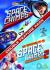 Space Chimps: Space Chimps is a computer animated comedy adventure starring Jeff Daniels, Stanley Tucci, Cheryl Hines and Andy Samber.When  an expensive NASA probe disappears into an intergalactic wormhole, the  agency recruits Ham III (Andy Samberg), grandson of the first chimpanzee  in space, to help retrieve the wayward craft. But Ham is a  free-spirited circus performer more interested in zero gravity high  jinks than living up to his illustrious heritage. The simian slacker  becomes a reluctant hero and learns the true meaning of courage as he  and his crewmates, the fearless Lt. Luna (Cheryl Hines) and their  uptight commander, Titan (Patrick Warburton), risk everything in an  effort to save the peaceful inhabitants of a distant planet from the  evil dictator Zartog (Jeff Daniels).Space Chimps 2: Blast off for an out-of-this-world animated adventure the whole family will love!When  Ham III, the grandson of the Space Agency's legendary chimpanzee  astronaut, is recruited to help retrieve a lost space probe, he has a  close encounter of the hilarious kind as he teams up with the lovely  Lieutenant Luna and their by-the-book commander, Titan. But when the  ship crash-lands on a strange planet, can this mismatched chimp crew  work together to save the mission without driving each other bananas?