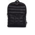 Crafted from water resistant nylon  the Mojo Pyramid Puff'D Backpack in black boasts simple but modern style. Accentuated with pyramid stud detail to the front  the bag has adjustable shoulder straps  a top grab handle and reinforced back and bottom panels. Also with a zipped main compartment  a front zip pocket and a padded tablet sleeve. K.D.    Pyramid Puff'D Backpack by Mojo  Nylon  Reinforced back and bottom panels  Padded tablet sleeve  Adjustable straps and top grab handle  Main compartment and front zip compartment  Pyramid stud detail    Measures: H 43 x W 30 x 15cm.