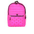 Crafted from water resistant nylon, the Mojo Pyramid Puff'D Backpack in pink boasts simple but modern style. Accentuated with pyramid stud detail to the front, the bag has adjustable shoulder straps, a top grab handle and reinforced back and bottom panels. Also with a zipped main compartment, a front zip pocket and a padded tablet sleeve. K.D.    Pyramid Puff'D Backpack by Mojo  Nylon  Reinforced back and bottom panels  Padded tablet sleeve  Adjustable straps and top grab handle  Main compartment and front zip compartment  Pyramid stud detail    Measures: H 43 x W 30 x 15cm.