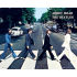 Iconic image of The Beatles on the zebra crossing outside Abbey Road studios.