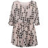 Full Circle Women's Hayden Polkadot Cape Dress  Perfect for a daytime or evening look  wear this dress with skyscraper heels and a pale coloured clutch bag and you are ready to rock.    Bold dotty print  Sheer fabric  Cape sleeves  Slight v-neck