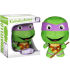 Radical  dude! The mutant turtle you've loved since the 80's is getting the Funko Fabrikation makeover! Donatello from the Teenage Mutant Ninja Turtles is holding his signature bo staff and wearing his purple bandana. The Teenage Mutant Ninja Turtles Donatello Fabrikations Plush Figure measures over 6-inches tall  stands on his own  and features a rotating head!