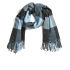 Women&#39;s &#39;Scarlett&#39; check scarf from ONLY with woven construction and contrast check print. Oversized and easy to style, the scarf is complete with tasselled edges. - K.N.  100% Acrylic  Measurements: L:175 x W:68cm approx.