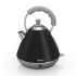 Cordless kettle from Swan with a 2 litre capacity and a matte design in black. A rubberised top handle and circular base feature on the pyramid shaped kettle  which also features a pull off lid and automatic cut off for safety. Finished with Swan branding. - R.R.  Features:&amp;nbsp;     Pyramid kettle from Swan   Matte design  2 litre capacity  Cordless design  360 Degree base  Automatic cut off  Easy pour  Water guage  Power indicator  3KW  Swan branding