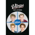 Vinyl sticker featuring the pop band The Vamps. Pledge your support to the boyband with this great decorative item perfect for books  drawers or most flat surfaces.'