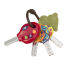 Every little one loves to play with your keys!&amp;nbsp; Now with&amp;nbsp; B Luc Keys they have their very own set... meaning safety for them and peace of mind for mummy when her car keys are not lost!Start your engines. Start your teddy bear. Start a party  whatever!.B Luc Key has 3 really fun sounds  designed to go easy on grown-up ears and a push button light.Better than your own keys! 4 Safe stainless steel Keys feel cold just like your own car keys  go on chew away its safe stainless steel.Just don't forget where you park your make-believe car.&amp;nbsp; Includes 3 x AG13 batteries to keep it all going.This box is party ready just peel off the reusable stickers  slide the tabs out  flip the reversible jacket over and wrap it back around the reusable pretty coloured inner tray your gift is wrapped! Packaging is made from recycled materials printed with Soy based inks and is 100% recyclable. Every B toy that&amp;rsquo;s sold  B donates 10&amp;cent; to the charity Free the Children  it may not sound a lot but as the dimes add up they change the World. B on the look out for more great B products3 AGI3 batteries includedPKG: 15.2x6.4x21cm