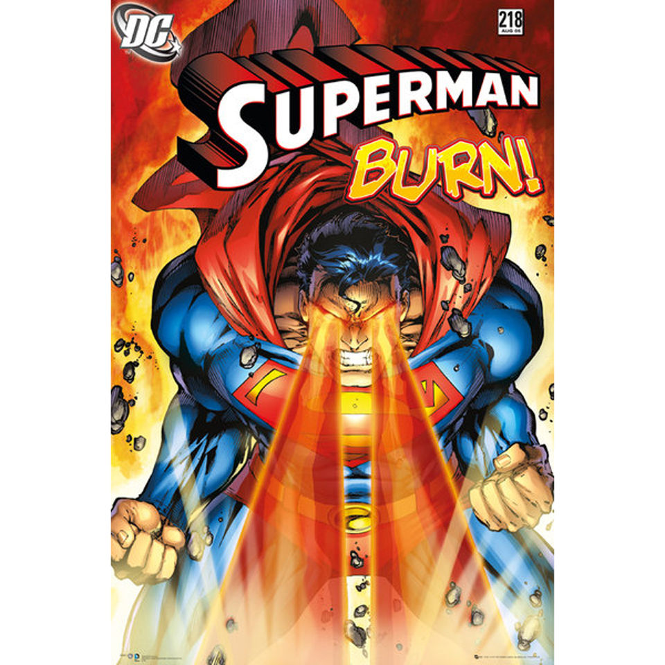 Superman Burn - Maxi Poster - 61 x 91.5cm