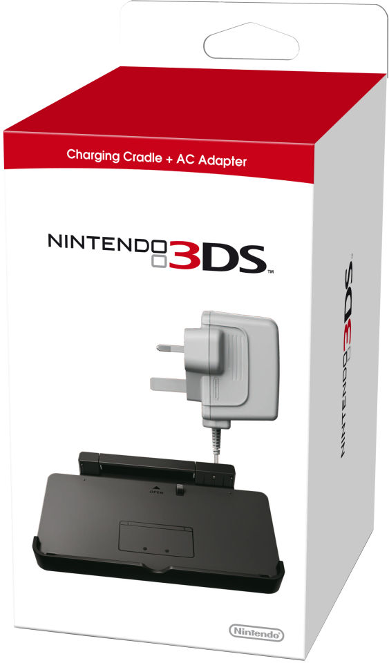 Nintendo 3DS Charging Cradle + AC Adapter Nintendo UK Store