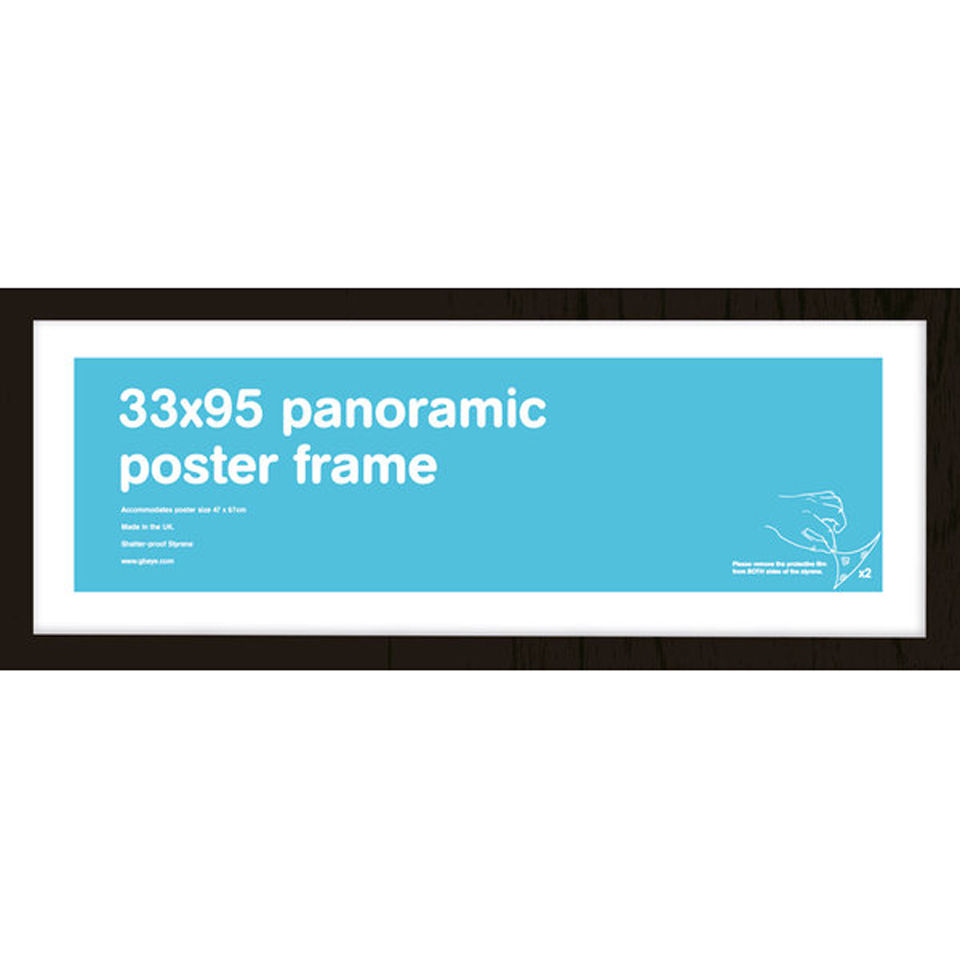 Black Frame Panoramic - 33 x 95cm