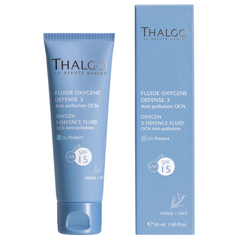 Кислородная эмульсия - thalgo oxygen 3-defence fluid spf 15 купить в интернет-магазине \