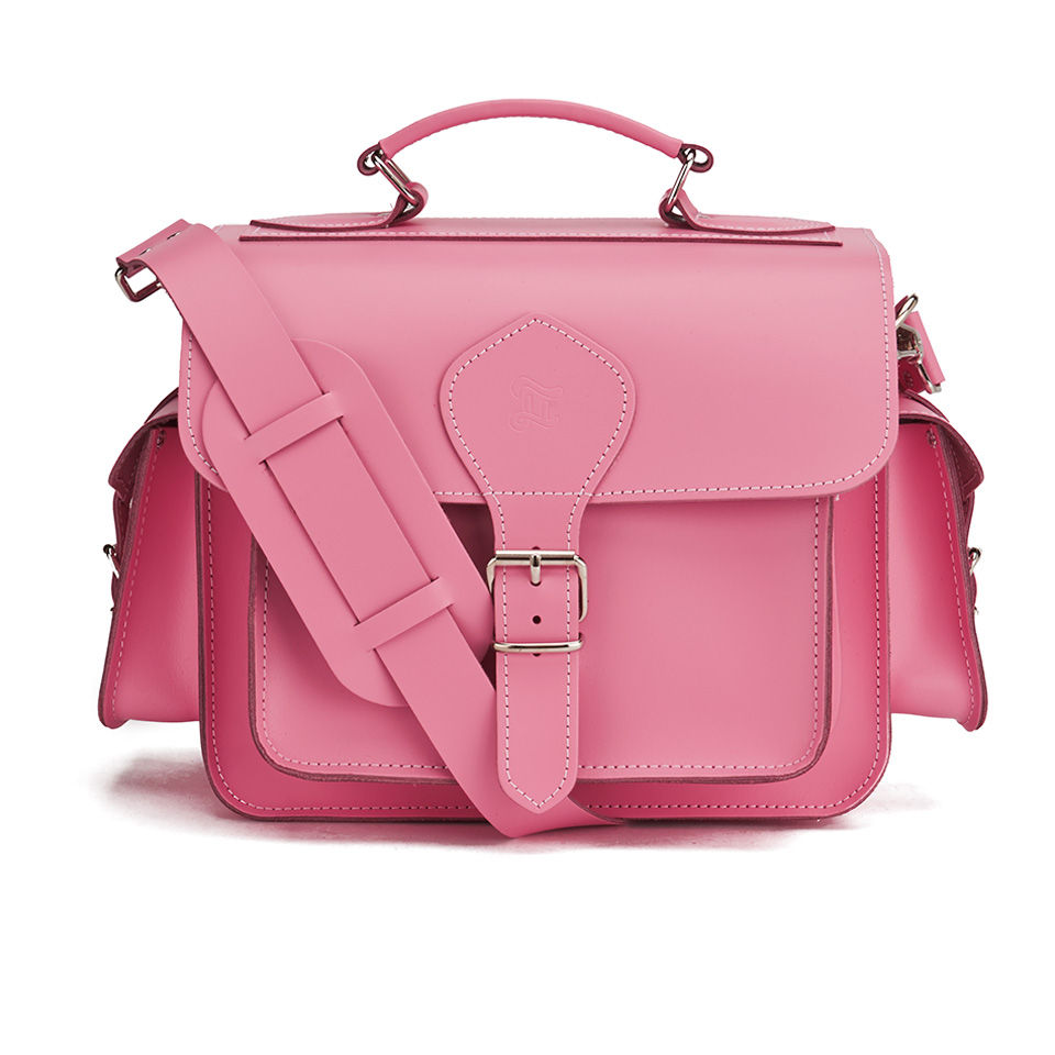 Grafea Leather Camera Bag - Pink - FREE UK Delivery