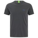 BOSS Green Men's Chest Logo Basic T-Shirt - Dark Grey