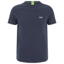 BOSS Green Men's Chest Logo Basic T-Shirt - Navy