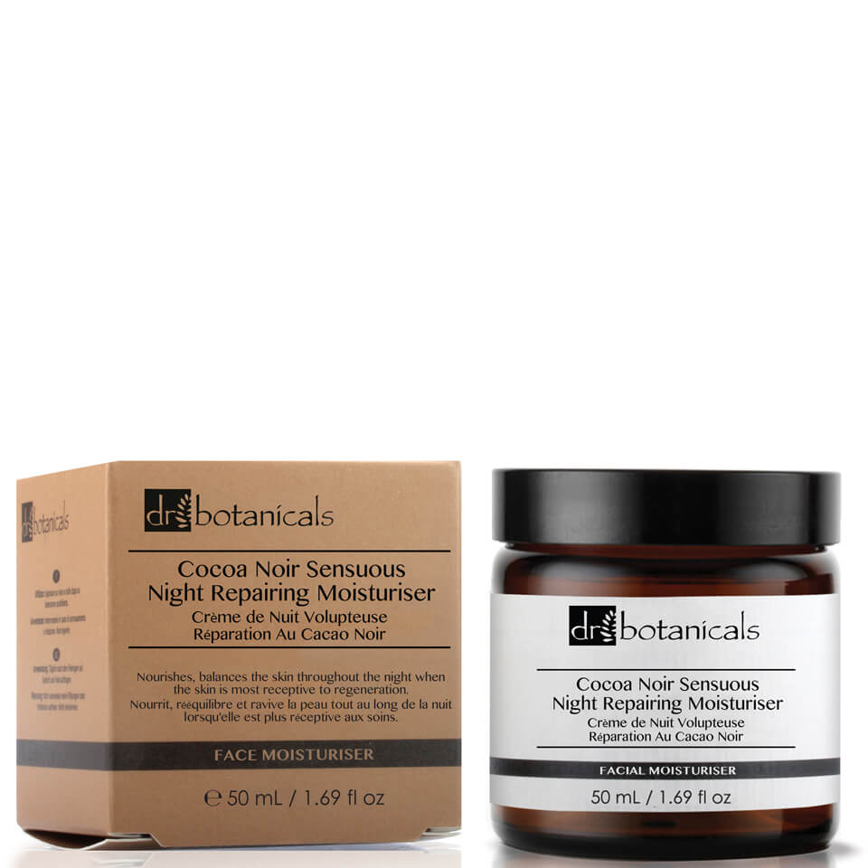 Ночной восстанавливающий увлажняющий крем Coco Noir Sensuous от Dr Botanicals, 50 мл
Ночной восстанавливающий увлажняющий крем Coco Noir Sensuous от Dr Botanicals, 50 мл