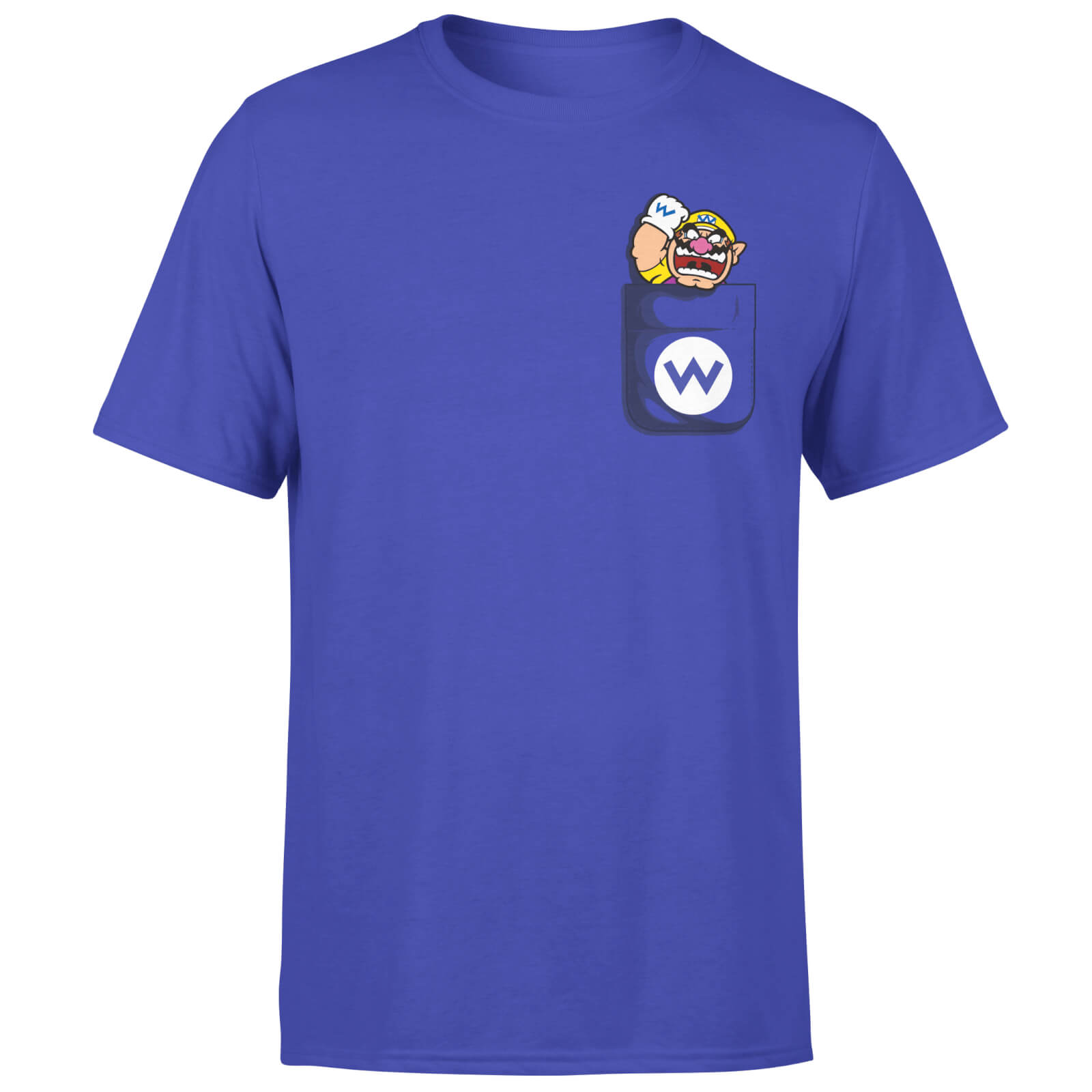 T-Shirt Homme Super Mario Wario Poche Nintendo - Violet - M