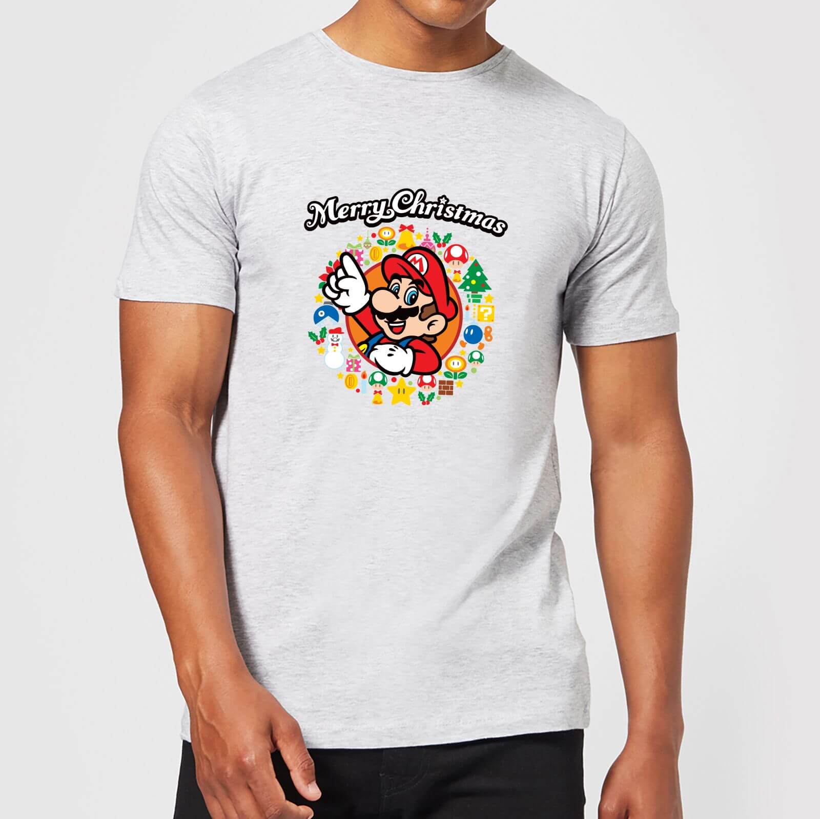 T-Shirt Homme Mario Merry Christmas - Super Mario Nintendo - Gris - L - Gris
T-Shirt Homme Mario Merry Christmas - Super Mario Nintendo - Gris - L - Gris