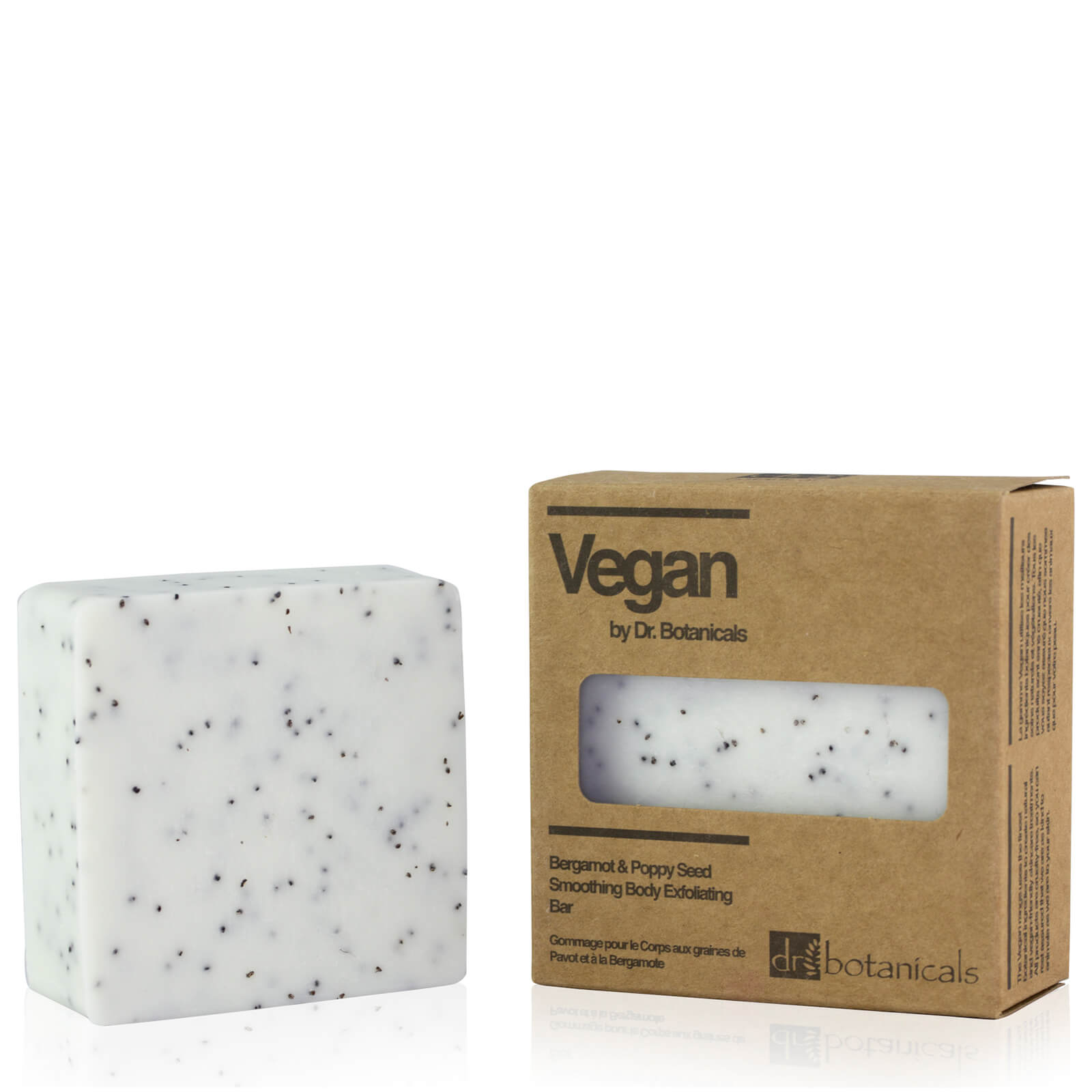 Мыло-скраб для тела с семенами мака и бергамотом Dr Botanicals Bergamot & Poppy Seed Smoothing Body Exfoliating Bar
Мыло-скраб для тела с семенами мака и бергамотом Dr Botanicals Bergamot & Poppy Seed Smoothing Body Exfoliating Bar
