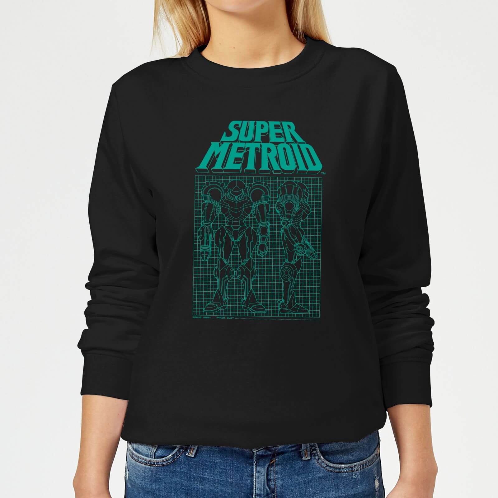 Sweat Femme Super Metroid (Nintendo) Power Suit Blueprint Black - Noir - XL
Sweat Femme Super Metroid (Nintendo) Power Suit Blueprint Black - Noir - XL