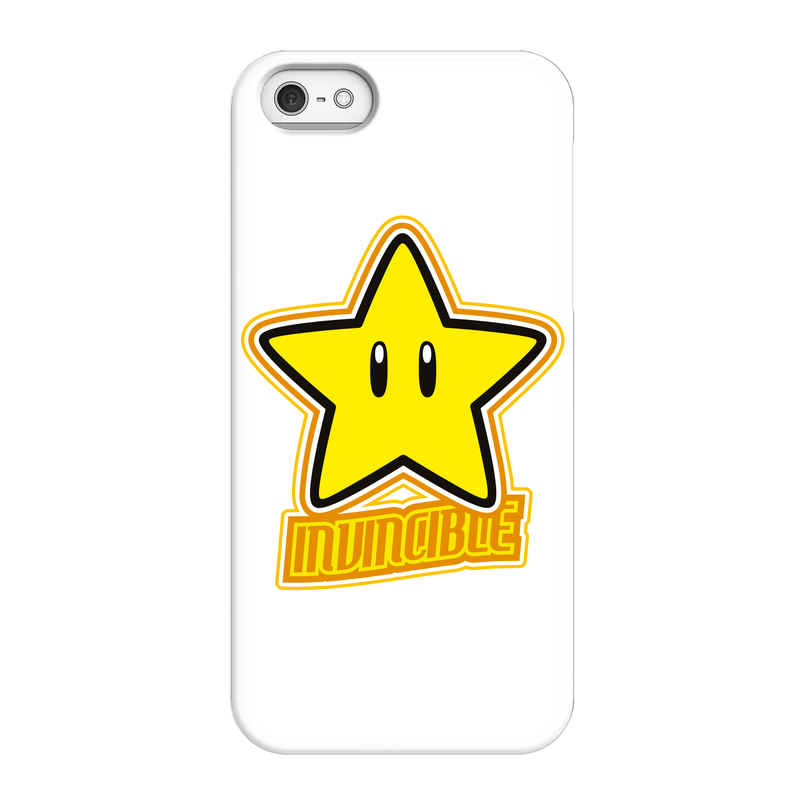 Coque Smartphone Invincible - Super Mario Nintendo pour iPhone et Android - iPhone 5/5s - Coque Simple Matte
Coque Smartphone Invincible - Super Mario Nintendo pour iPhone et Android - iPhone 5/5s - Coque Simple Matte