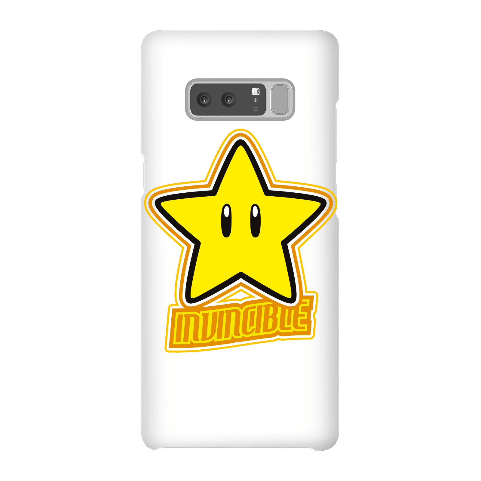 Coque Smartphone Invincible - Super Mario Nintendo pour iPhone et Android - Samsung Note 8 - Coque Simple Matte
Coque Smartphone Invincible - Super Mario Nintendo pour iPhone et Android - Samsung Note 8 - Coque Simple Matte