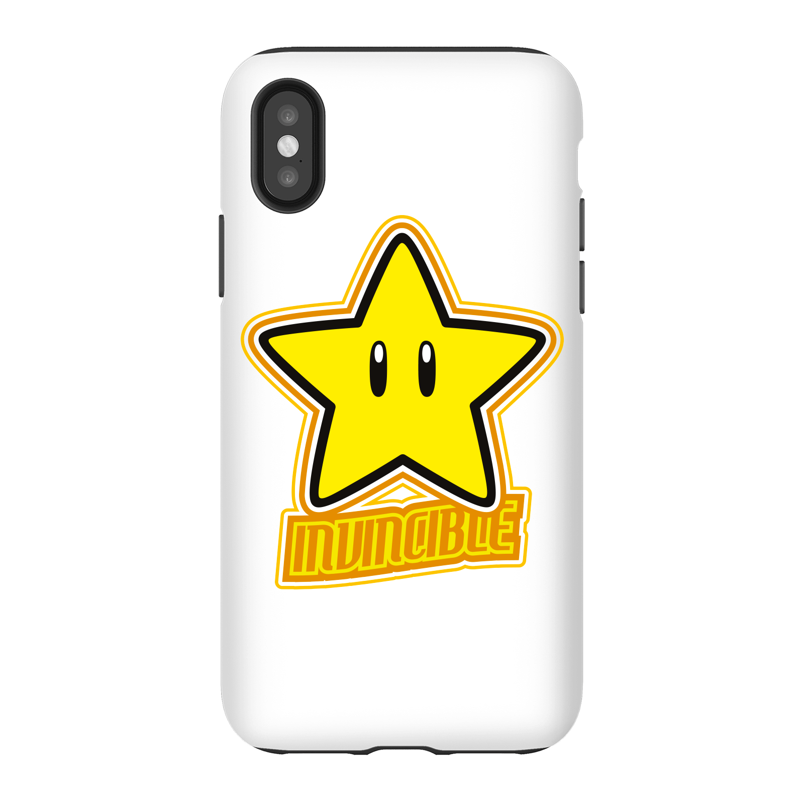 Coque Smartphone Invincible - Super Mario Nintendo pour iPhone et Android - iPhone X - Coque Double Épaisseur Matte
Coque Smartphone Invincible - Super Mario Nintendo pour iPhone et Android - iPhone X - Coque Double Épaisseur Matte