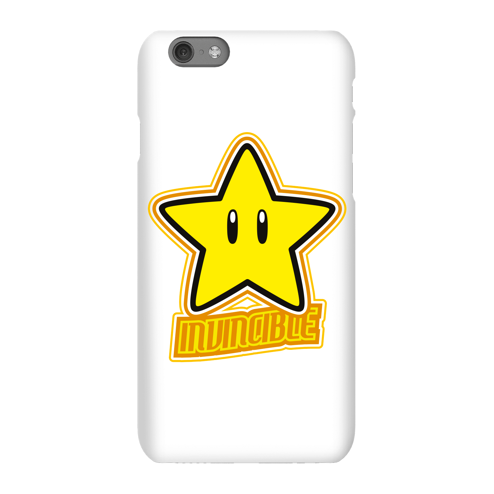 Coque Smartphone Invincible - Super Mario Nintendo pour iPhone et Android - iPhone 6S - Coque Simple Vernie
Coque Smartphone Invincible - Super Mario Nintendo pour iPhone et Android - iPhone 6S - Coque Simple Vernie