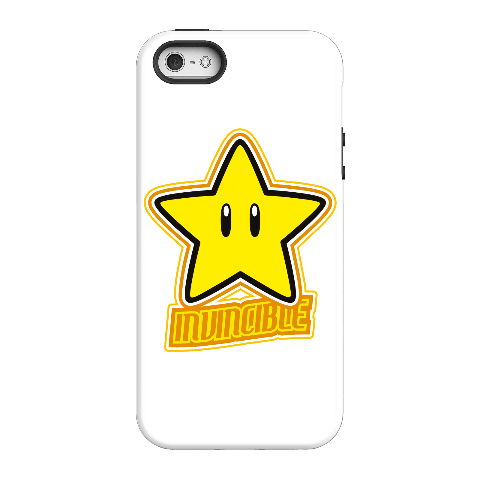 Coque Smartphone Invincible - Super Mario Nintendo pour iPhone et Android - iPhone 5/5s - Coque Double Vernie
Coque Smartphone Invincible - Super Mario Nintendo pour iPhone et Android - iPhone 5/5s - Coque Double Vernie