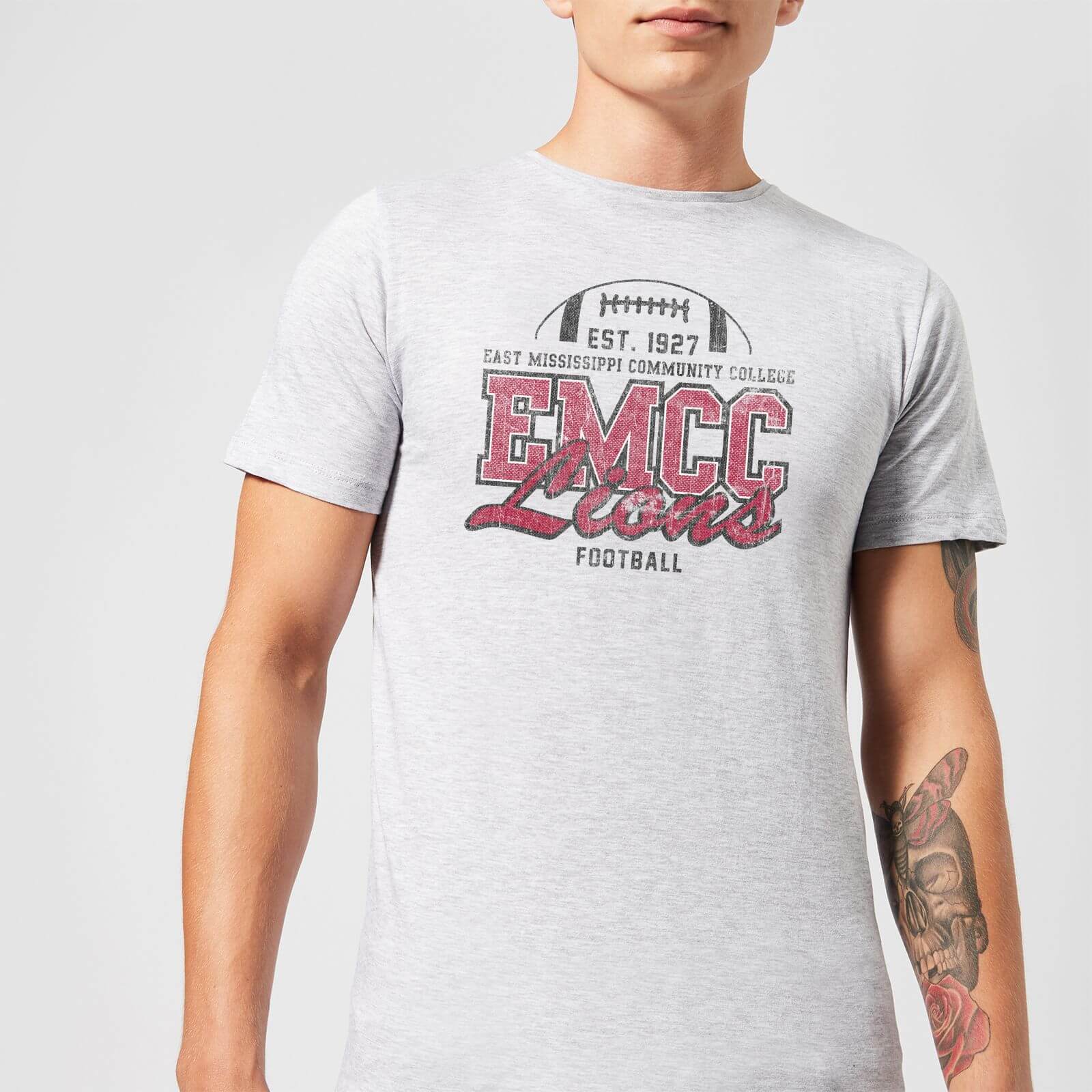 T-Shirt Homme Lion et Effet Abîmé - East Mississippi Community College - Gris - S - Gris
T-Shirt Homme Lion et Effet Abîmé - East Mississippi Community College - Gris - S - Gris