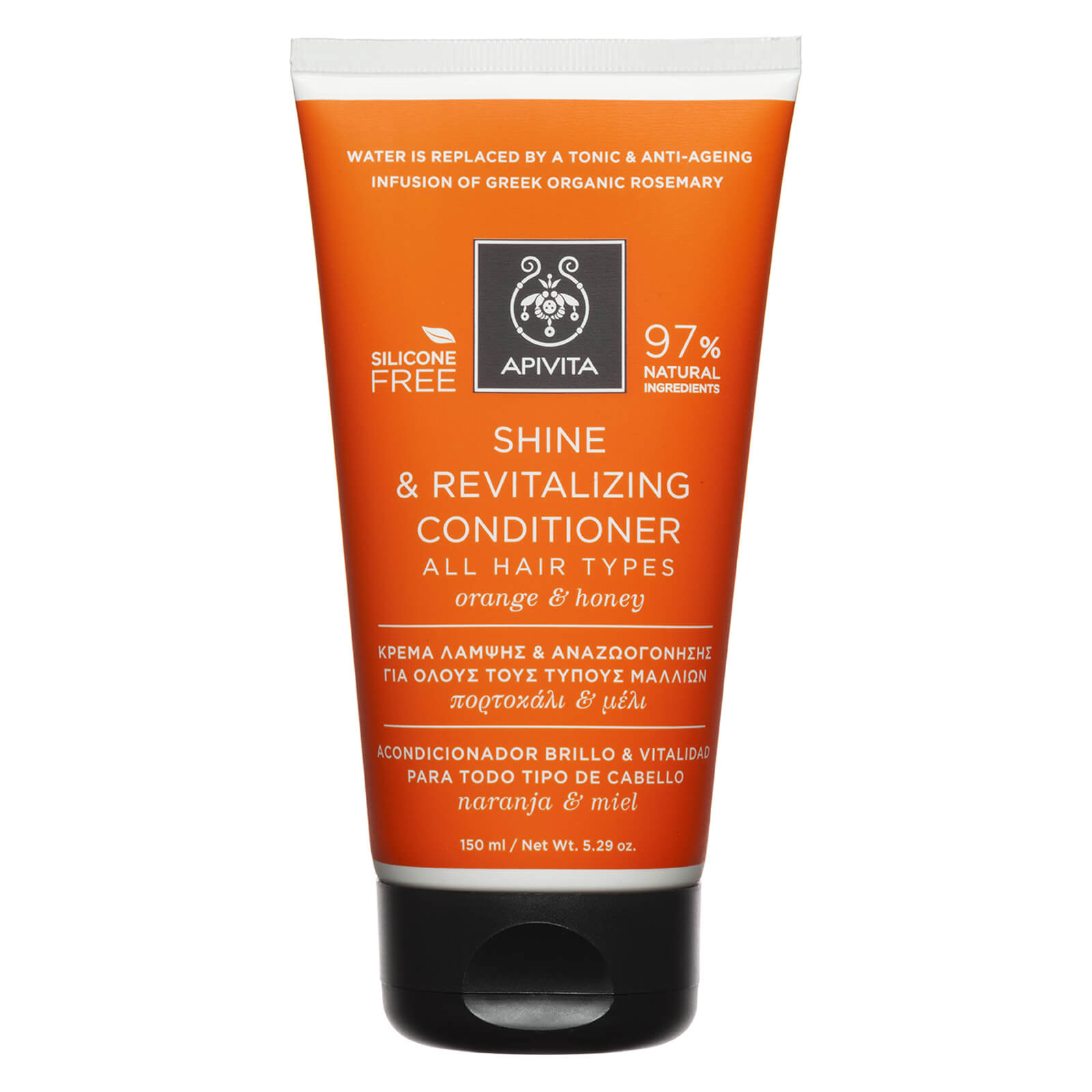 Кондиционер APIVITA Holistic Hair Care Shine & Revitalising Conditioner for All Hair Types — Orange & Honey 150 мл
Кондиционер APIVITA Holistic Hair Care Shine & Revitalising Conditioner for All Hair Types — Orange & Honey 150 мл