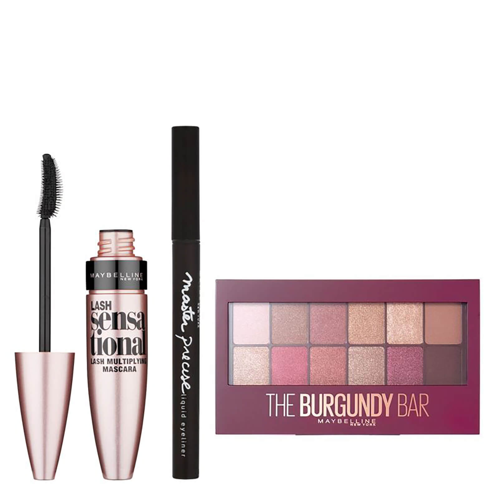 Maybelline Lash Sensational Burgundy Eye Kit