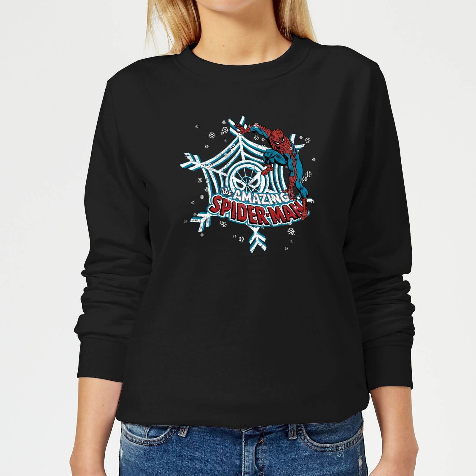 Marvel The Amazing Spider-Man Snowflake Web Maglione Natalizio Donna - Nero - XXL
Marvel The Amazing Spider-Man Snowflake Web Maglione Natalizio Donna - Nero - XXL