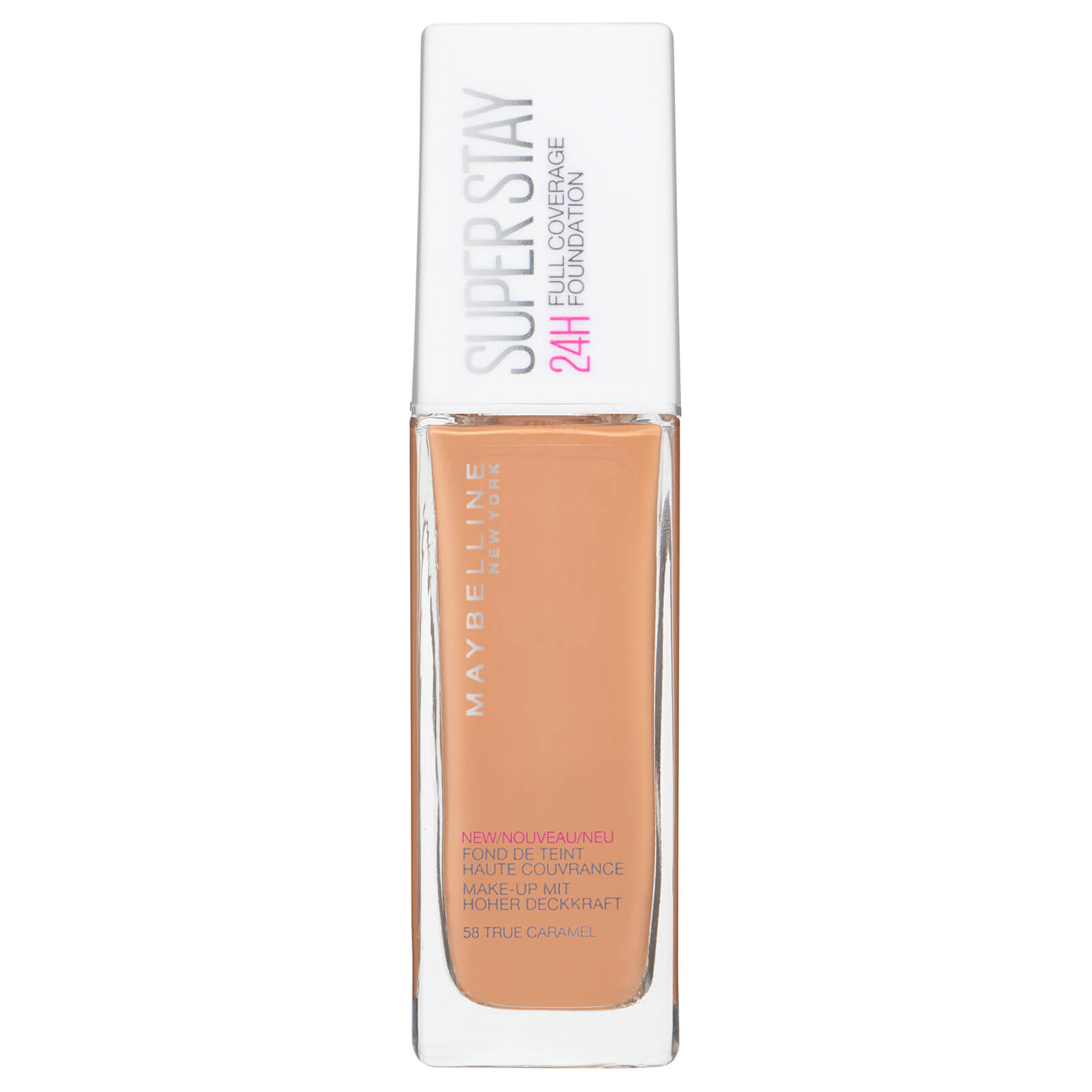 Maybelline Superstay 24H Liquid Foundation (Various Shades) - 58 True Caramel
Maybelline Superstay 24H Liquid Foundation (Various Shades) - 58 True Caramel