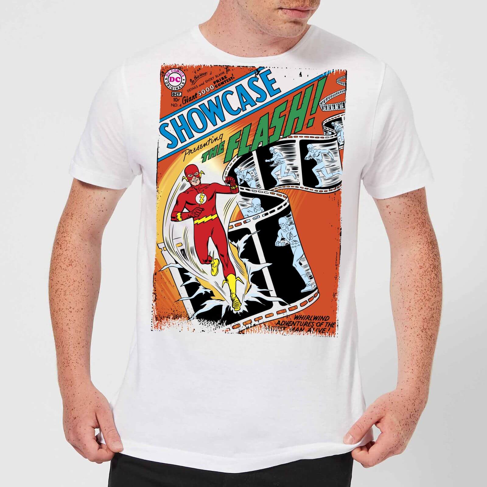 Justice League Showcase Presenting The Flash Cover Men's T-Shirt - White - M - Blanc
Justice League Showcase Presenting The Flash Cover Men's T-Shirt - White - M - Blanc