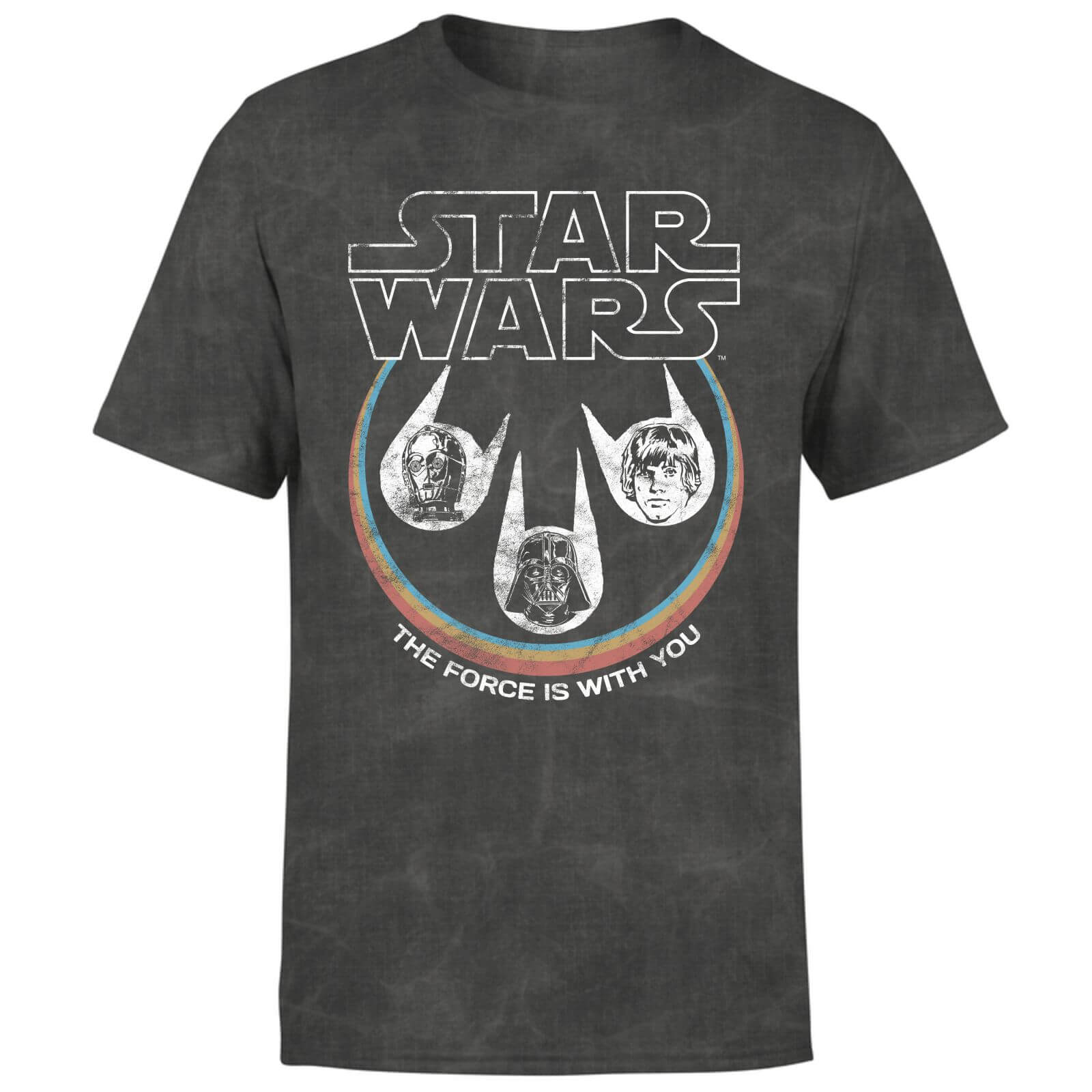 T-Shirt Star Wars The Force Is With You Retro Heads - Homme - Noir Délavé - L - Noir
T-Shirt Star Wars The Force Is With You Retro Heads - Homme - Noir Délavé - L - Noir