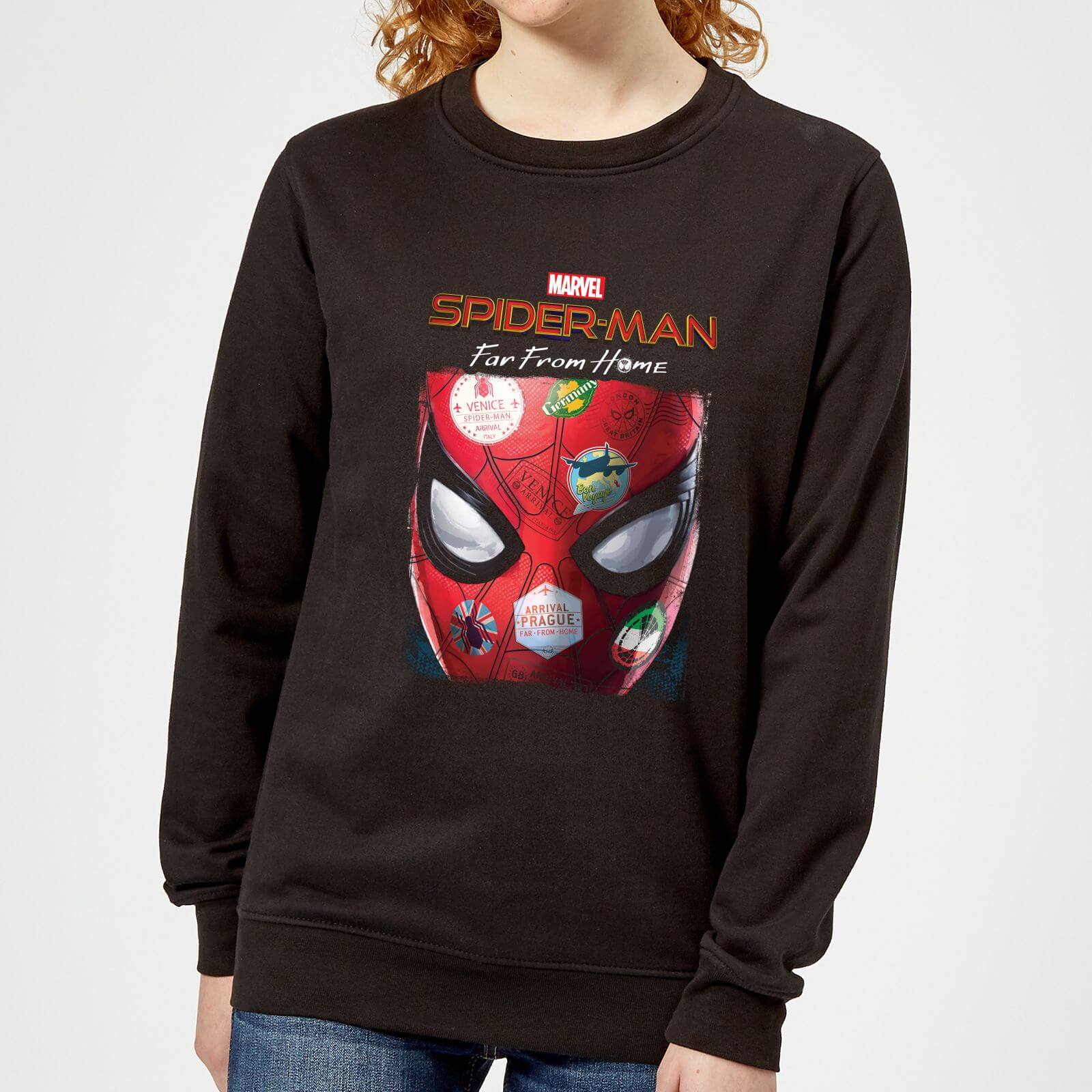 Spider-Man Far From Home Stickers Mask Women's Sweatshirt - Black - M - Noir
Spider-Man Far From Home Stickers Mask Women's Sweatshirt - Black - M - Noir