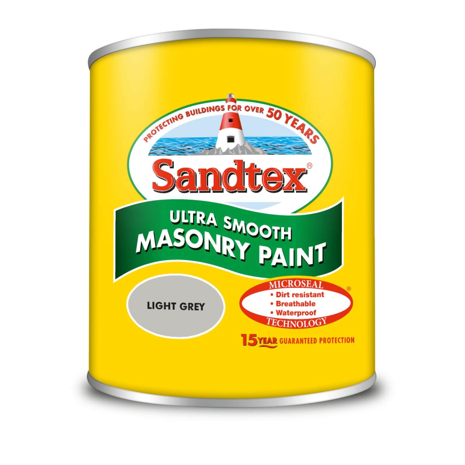 Sandtex Ultra Smooth Masonry Paint Light Grey 150ml Homebase