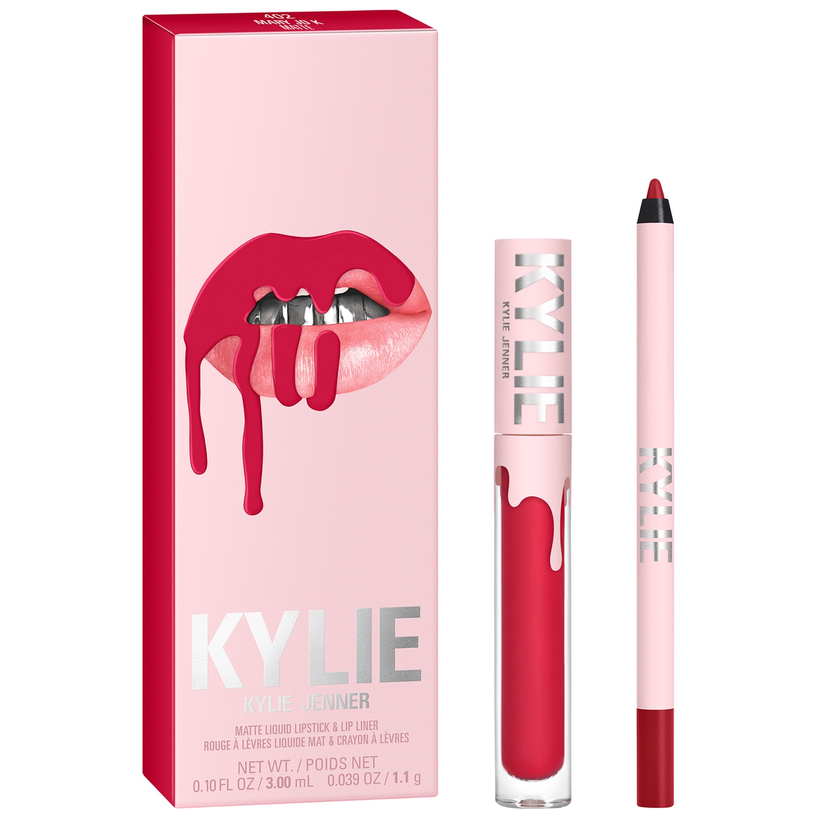 Kylie Cosmetics Matte Lip Kit (Various Shades) - 402 Mary Jo K
Kylie Cosmetics Matte Lip Kit (Various Shades) - 402 Mary Jo K