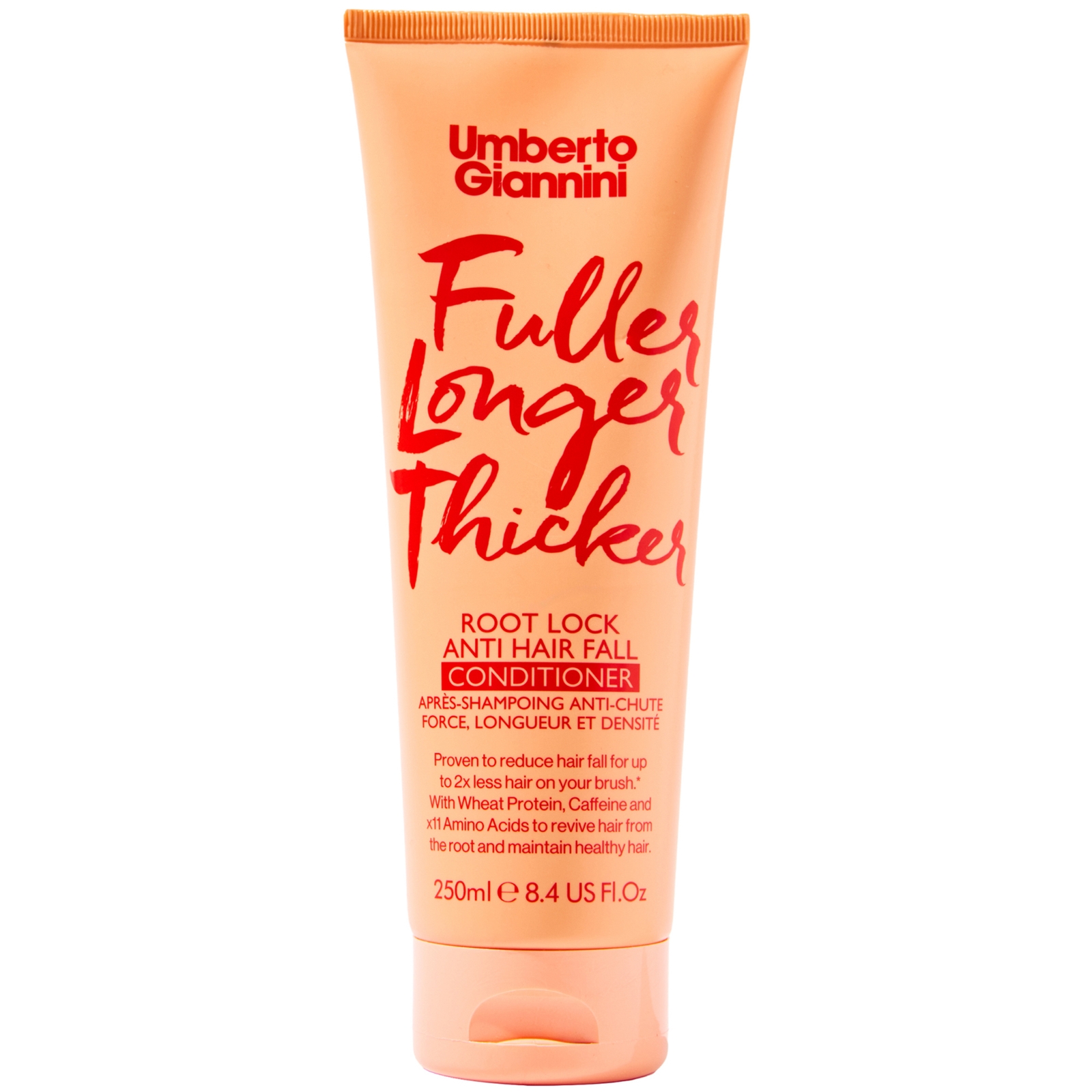 Umberto Giannini Fuller, Longer, Thicker Conditioner 250ml
Umberto Giannini Fuller, Longer, Thicker Conditioner 250ml