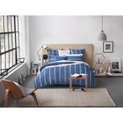 Sheridan Bramwell Cotton Duvet Cover - Blue