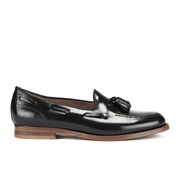 H Shoes by Hudson Women's Stanford High Shine Tassel Loafers - Black