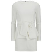 Lavish Alice Women's Tie Front Dress - White