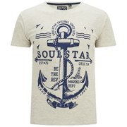 Soul Star Men's Webster T-Shirt - Oatmeal Mel