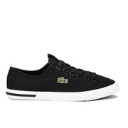 Lacoste Women's Ramer LCR2 Canvas Trainers - Black
