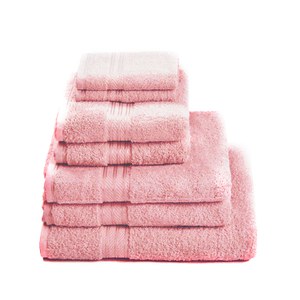 Restmor 高 Egyptian Cotton 7 Piece Supreme Towel Bale Set ( 500gsm) - Pink